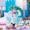 Hatsune Miku Desktop Cute Figure Cat Ear T-Shirt Ver. 13 cm