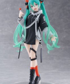 Alternative view of Hatsune Miku Wonderland Statue Fashion Punk Ver. 18 cm