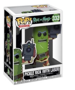 Alternative view of Funko POP! Rick and Morty Pickle Rick with Laser # 332