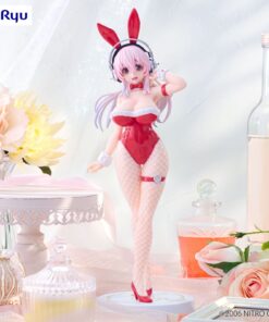 Super Sonico BiCute Bunnies Statue Red Color Ver. 30 cm