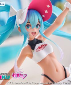 Alternative view of Hatsune Miku GT Project Trio-Try-iT PVC Statue Racing Miku 2024 Summer Holiday Ver. 23 cm