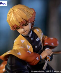 Alternative view of Demon Slayer: Kimetsu no Yaiba Noodle Stopper Statue Zenitsu Agatsuma 10 cm