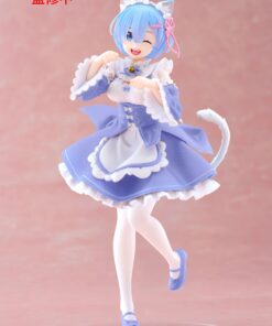 Alternative view of Re:Zero Starting Life in Another World Coreful Statue Rem Cat Maid Ver. Renewal 18 cm
