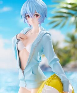 Rebuild of Evangelion Pop Up Parade L Statue Beach Queens: Rei Ayanami 22 cm