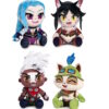 Bundel: League of Legends Plush Figures Jinx, Ahri, Ekko & Teemo