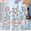 Bundel: Re:Zero Starting Life in Another World Yumemirize Statue Ram, Emilia & Rem Mofumofu Pack 11 cm