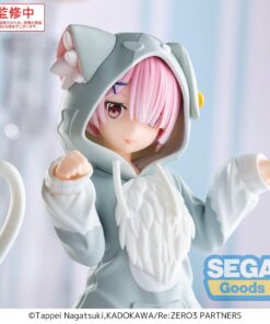 Alternative view of Re:Zero Starting Life in Another World Yumemirize Statue Ram Mofumofu Pack 11 cm
