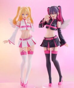 Bundel: 2.5 Dimensional Seduction Pop Up Parade Statue Liliel & Miriella: Angel Airborne Corps Ver. 17 cm