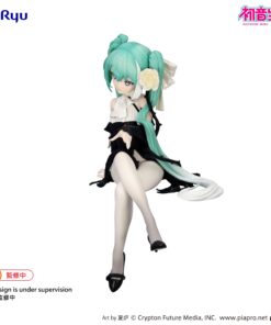 Alternative view of Hatsune Miku Noodle Stopper Statue Flower Fairy White Rose 14 cm