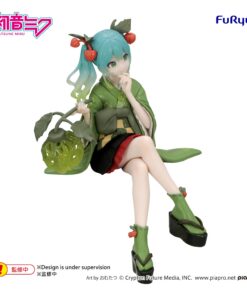 Alternative view of Hatsune Miku Noodle Stopper Figure Flower Fairy Winter Cherry Green Color Ver. 15 cm