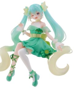 Hatsune Miku Noodle Stopper Statue Hatsune Miku Lime Ver. 14 cm