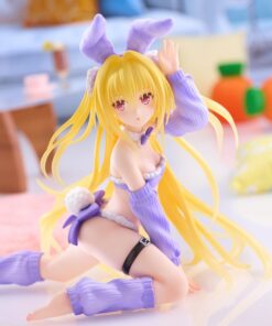 To Love-Ru Darkness MOFLOCK Figure Golden Darkness (Fluffy Bunny Ver.) 13 cm